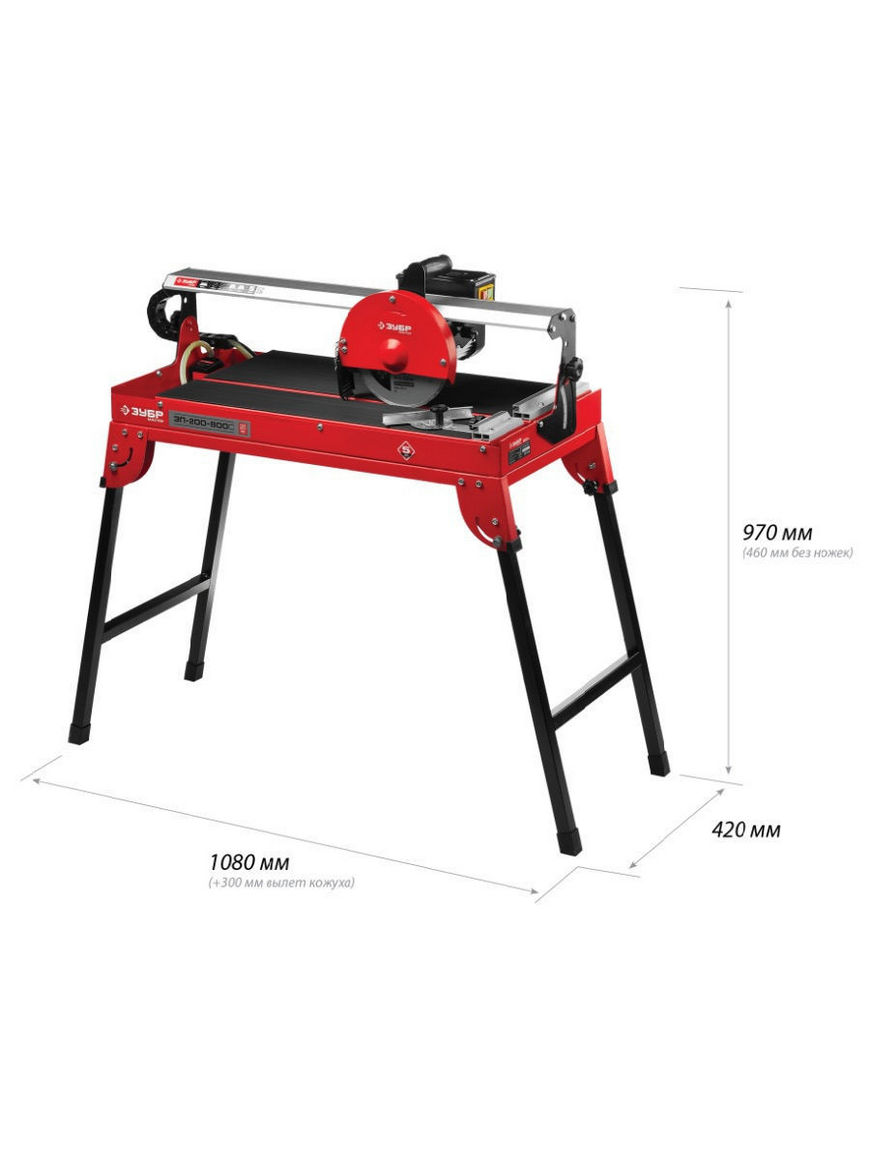 Плиткорез электрический стационарный, 800 Вт, ЭП-200-800С ЗУБР | Купить с  доставкой в интернет-магазине kandi.ru