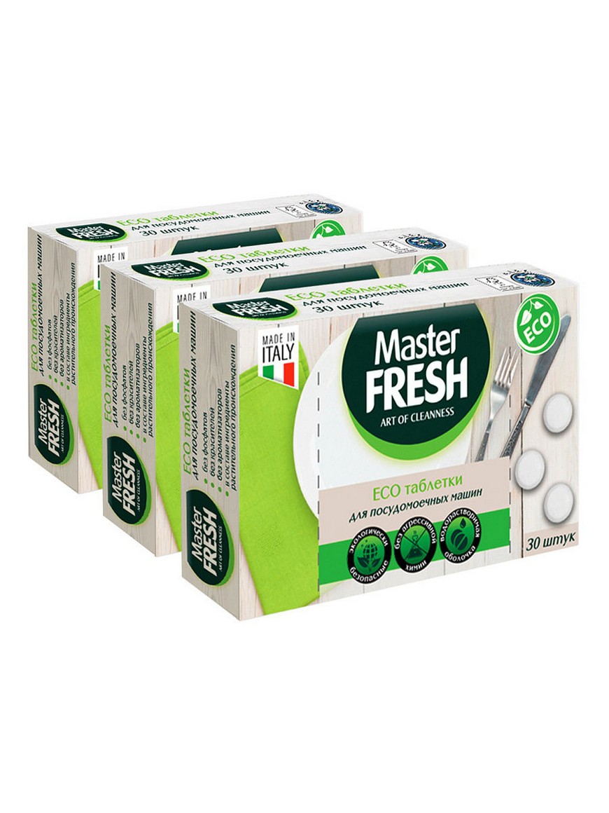 Eco fresh. Таблетки для посудомоечных машин Master Fresh, Экологичные, 30 шт.. Таблетки мастер Фреш эко 30шт д/посудомоечных машин 10в1. Master Fresh таблетки для ПММ. Master Fresh таблетки для п/м машины Eco в растворимой оболочке (30шт) (4784).