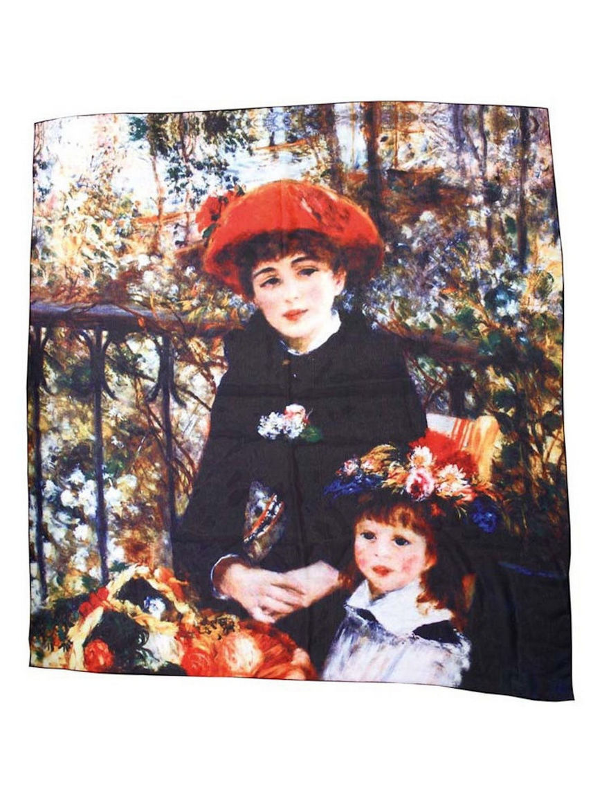 платок зонт. перчатки шарф зонт. подарочный набор с зонтом. платок зонт. сад в сент-андрес», голубой.