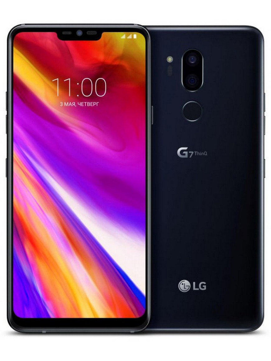 LG Смартфон G7 ThinQ: 6,1 3120x1440/IPS Snapdragon 845 4Gb/64Gb 1616Mp/8Mp  3000mAh | Купить с доставкой в интернет-магазине kandi.ru