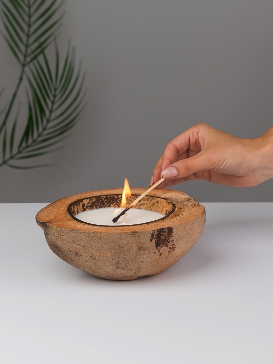 Кокосовые Скорлупки Купить Для Свечей