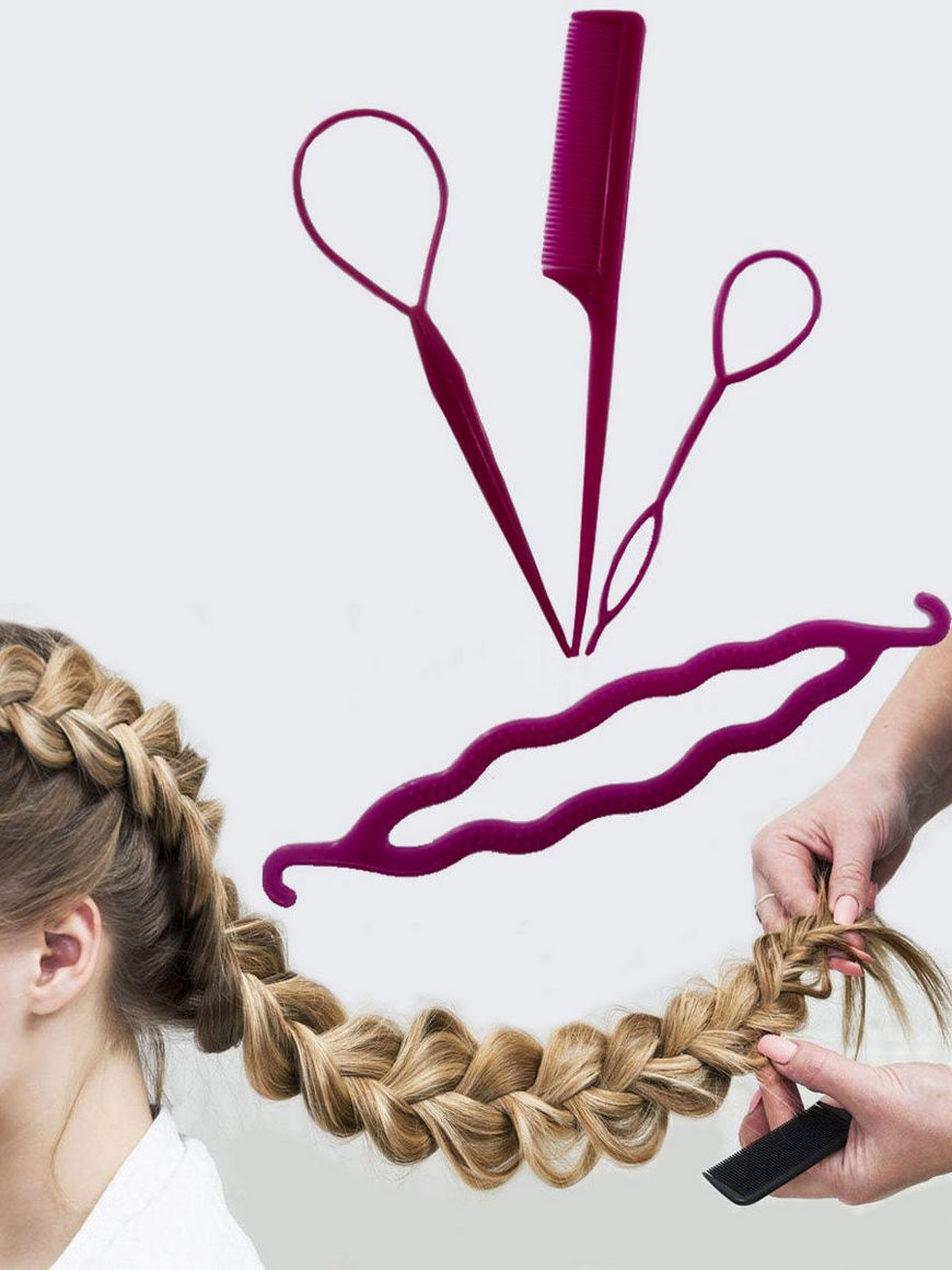 Как пользоваться приспособлением для плетения французской косы