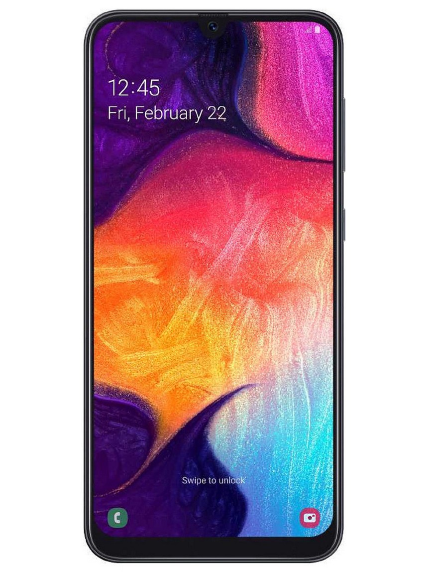 Смартфон Galaxy A50 64Gb: 6,4 2340x1080/Super AMOLED Exynos 9610 4Gb/64Gb  2558Mp/25Mp 4000mAh Samsung | Купить с доставкой в интернет-магазине  kandi.ru