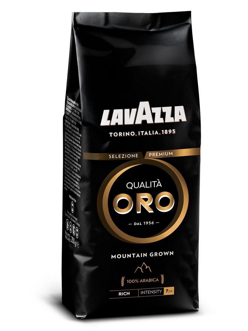 Qualita Oro Black кофе в зернах, 250 г Lavazza | Купить с доставкой в  интернет-магазине kandi.ru