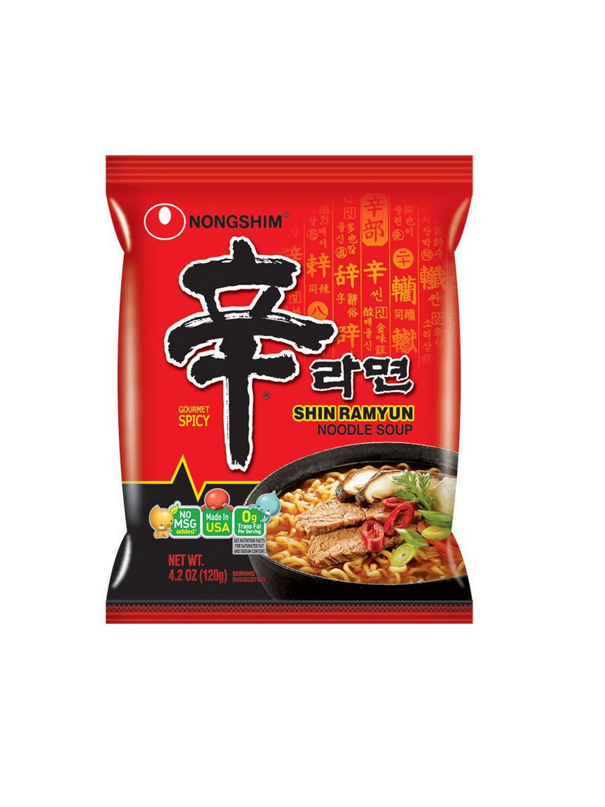 Лапша быстрого приготовления Шин Рамен Shin Ramyun 5шт Nongshim | Купить с  доставкой в интернет-магазине kandi.ru