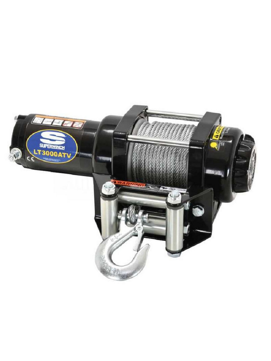 Электролебедка lt3000 12в. Лебедка superwinch. Atv 3000 лебедка. Superwinch x9.