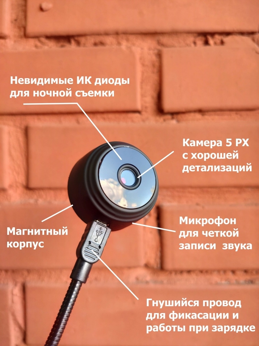 Мини скытая Камера Smart Microcam A9/ видеоняня / радионяня/ онлайн камера  wifi/ip камера wifi/ Камера Smart Microcam A9 мини wi-fi камера | Купить с  доставкой в интернет-магазине kandi.ru