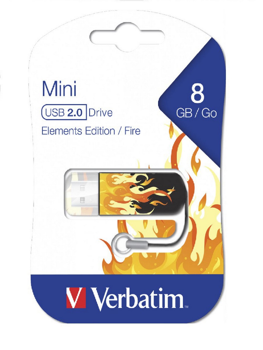 Производители flash. 32gb Verbatim Mini elements Edition. Verbatim Mini elements Edition 16гб. Флешка 8gb Verbatim огонь. Флешка USB 8gb Verbatim Mini Graffiti Edition USB2.0 зеленый/рисунок.