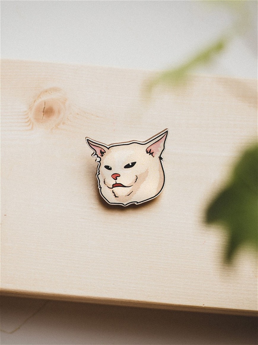 Брошь-значок Мемный кот Pepper Pin | Купить с доставкой в интернет-магазине  kandi.ru