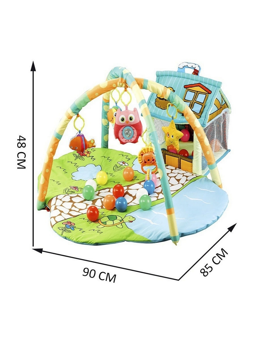 Развивающий игровой коврик детский коврик Весёлый домик/ Развивающие  игрушки для малышей BELURSUS | Купить с доставкой в интернет-магазине  kandi.ru