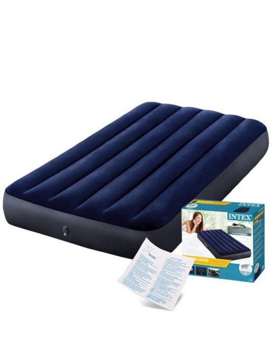 надувной матрас intex classic downy airbed 64757