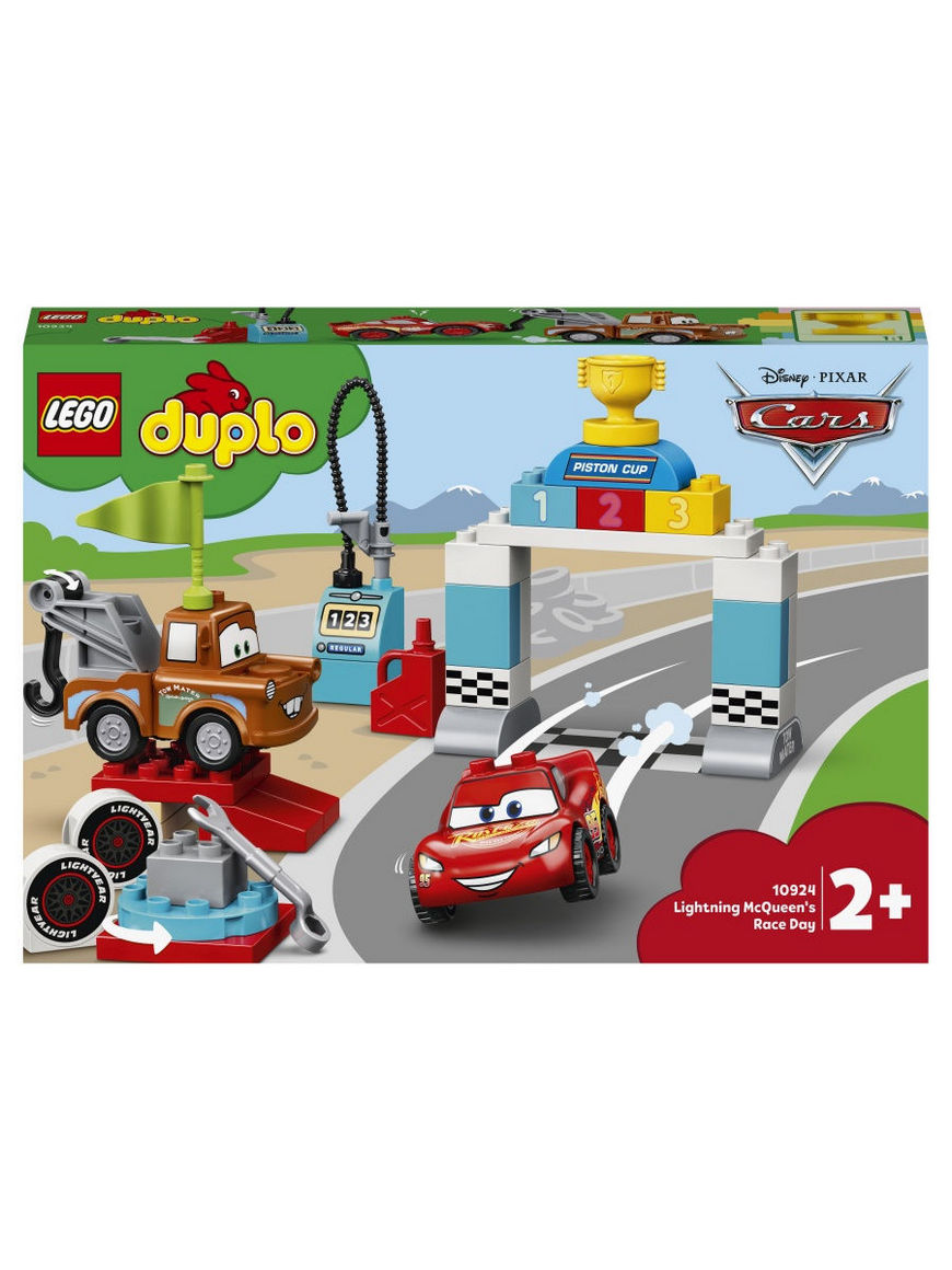 Конструктор LEGO DUPLO & Disney Cars 10924 Гонки Молнии МакКуина / машинка,  конструктор для детей LEGO | Купить с доставкой в интернет-магазине kandi.ru