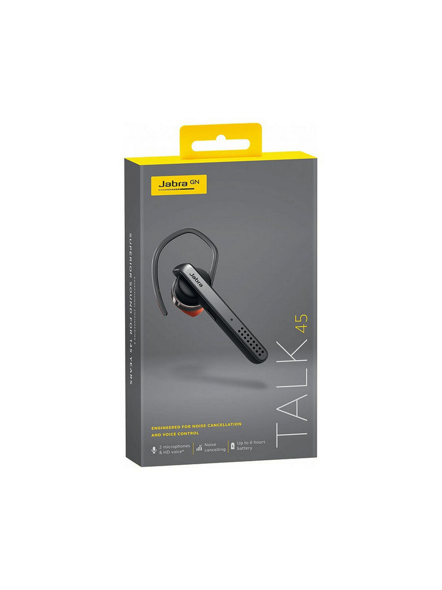 Bluetooth-гарнитура Jabra Talk 45 (Black) Jabra | Купить с доставкой в  интернет-магазине kandi.ru