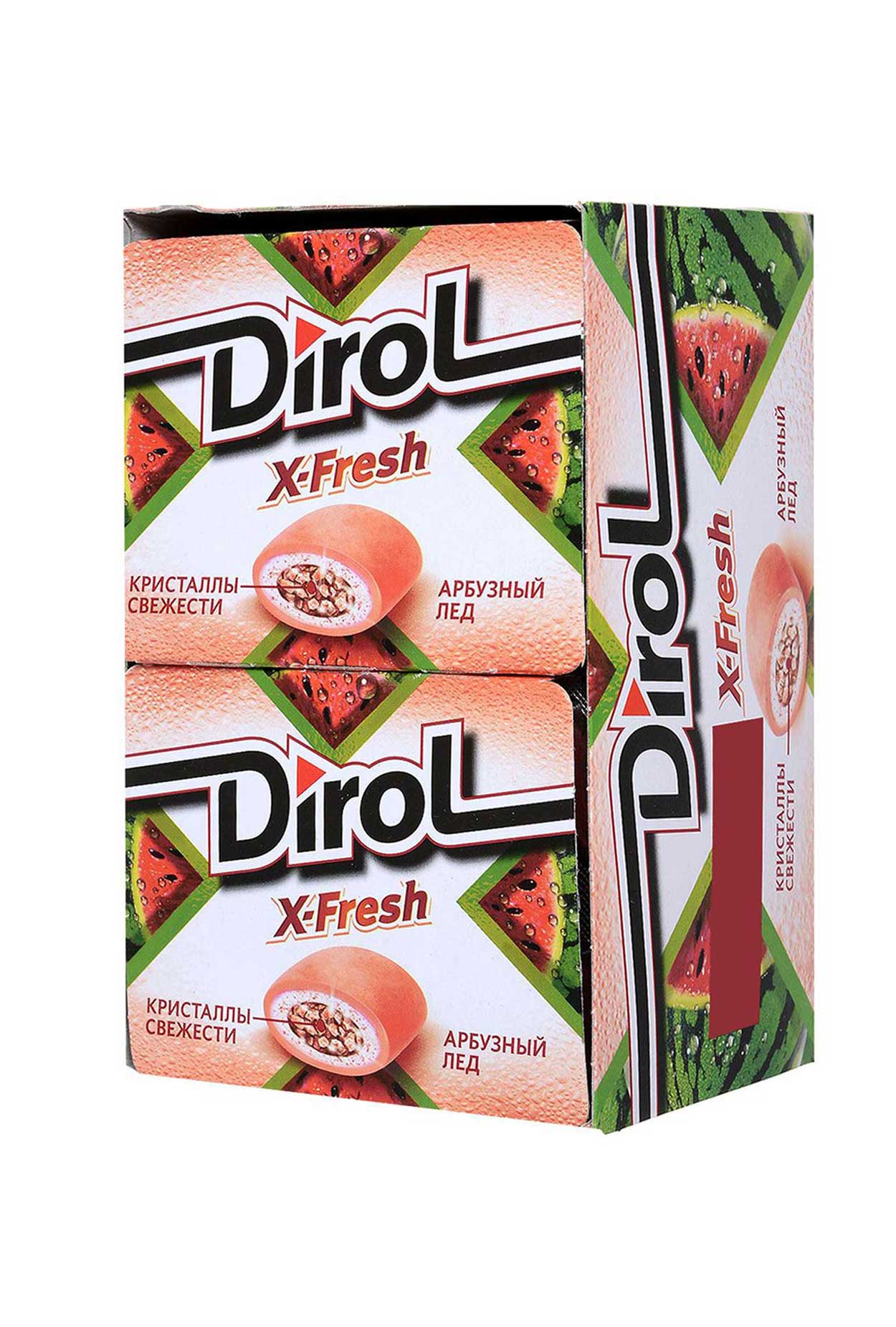 Сахар 12. Жевательная резинка Dirol x-Fresh Арбузный лед 16 г. Dirol x Fresh жевательная резинка. Dirol x-Fresh Арбузный. Жевательная резинка Dirol x-Fresh Арбузный лед 16г 12 шт.