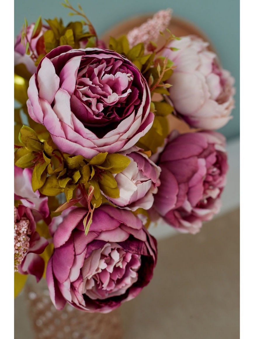 Букет пионов/Букет цветов/Цветочная композиция/Искусственные цветы/Декоративныецветы/Цветы для дома Botanique One