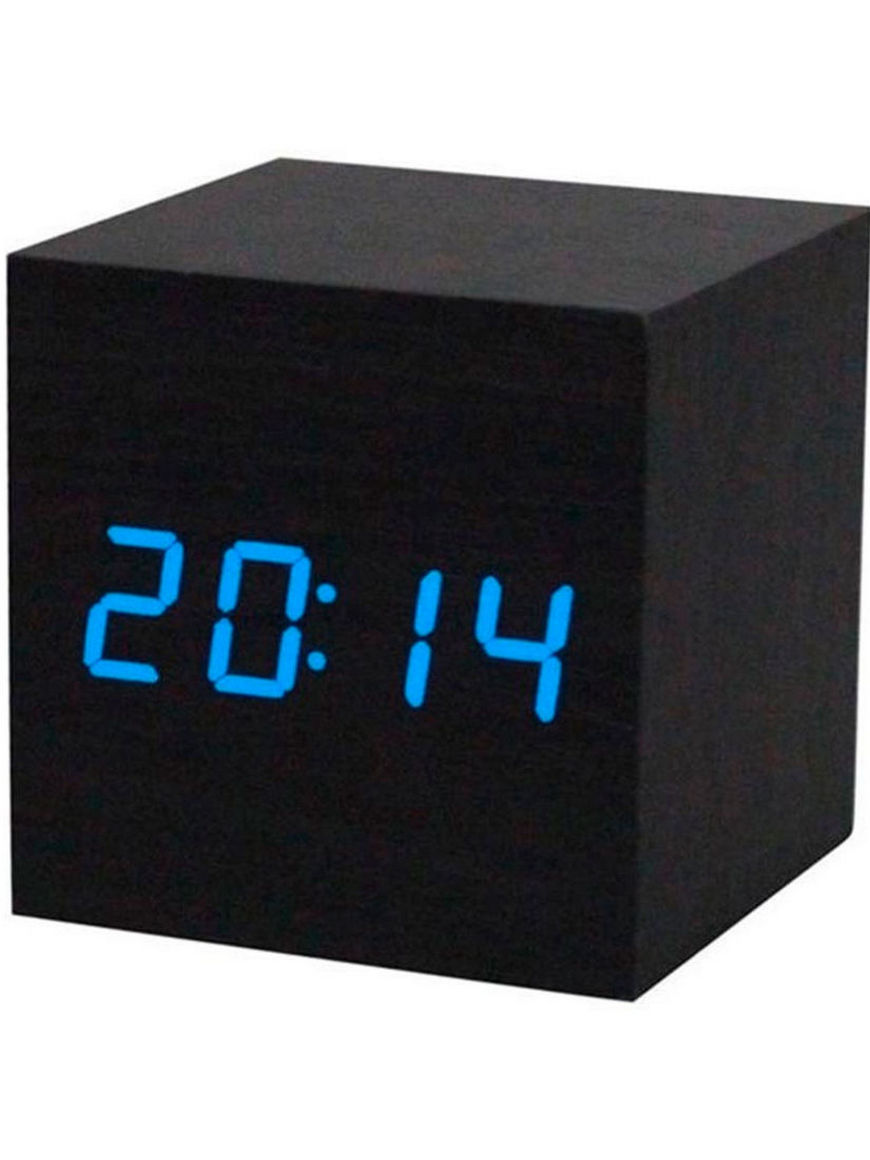 Настольные часы led Wooden Clock электронные