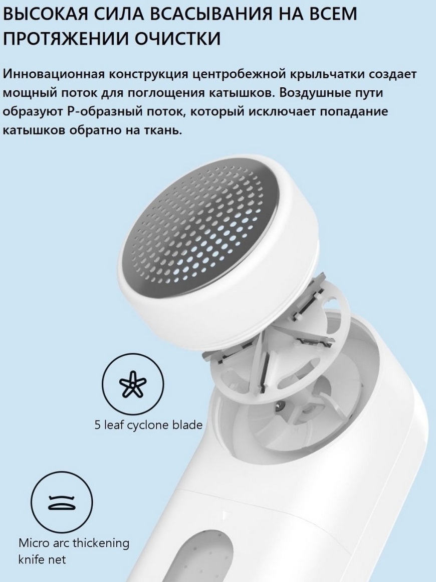 Машинка для удаления катышков Xiaomi MiJia Lint Remover машинка против катышек  Xiaomi | Купить с доставкой в интернет-магазине kandi.ru