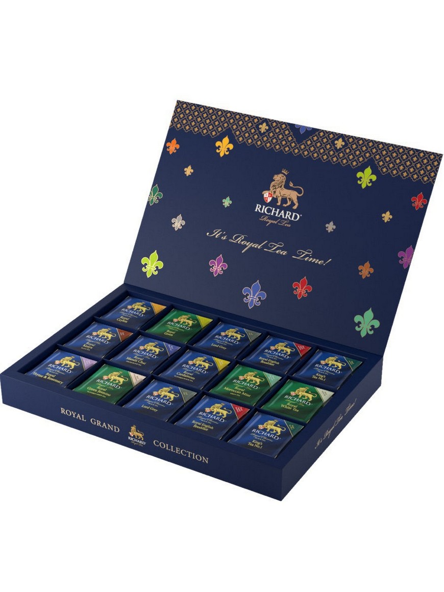 Richard royal tea collection 120. Чай Richard "Royal Tea collection", ассорти, 120 сашетов. Набор чая Richard Royal Tea collection ассорти 120пак.. Набор чая Ричард 120 пакетиков. Ричард Роял ти коллекшн 120 пакетиков.