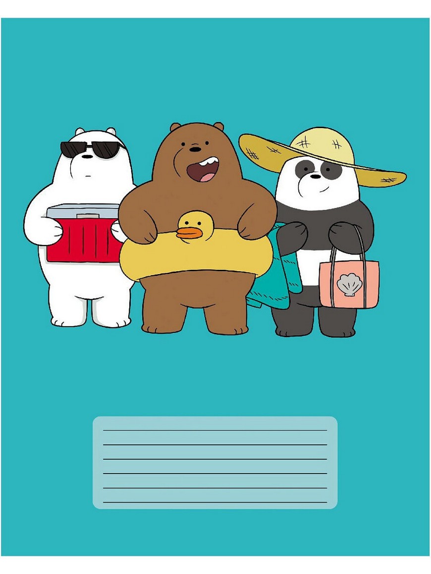 Тетрадь Вся правда о медведях- (We Bare Bears) 12 л. клетка А5 20 штук/5  диз Hatber | Купить с доставкой в интернет-магазине kandi.ru