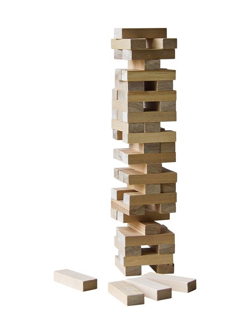 Настольная игра Башня удачи, аналог Jenga ( Дженга игра настольная ),  настольные игры для детей Башня удачи | Купить с доставкой в  интернет-магазине kandi.ru