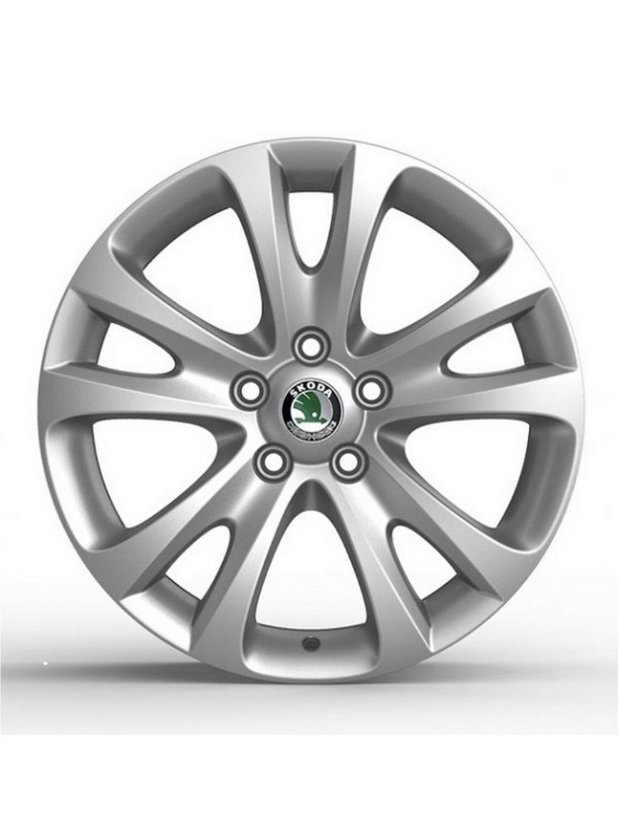 Диск литой шкода r15. Trifid r17 Skoda. Skoda Octavia диски r17. 3t0601025 7zs. Диски Трифид Шкода.