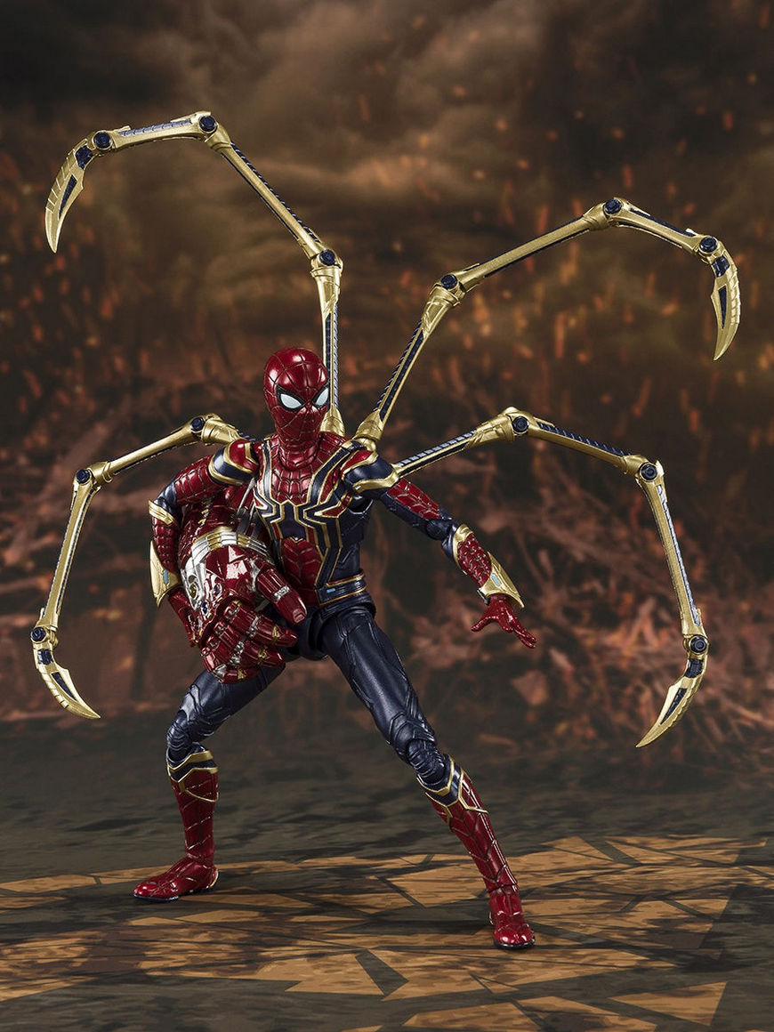 sh figuarts iron spider man